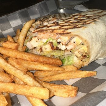 The Dublin Yard - Grilled Chicken Caesar Wrap - Irish Pub Near Me - Secaucus, New Jersey