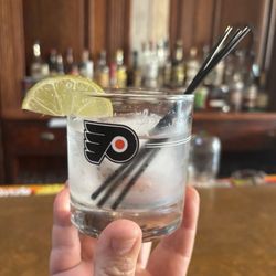 Saxers - Vodka on the rocks. I think this glass was a gas station giveaway many years ago.