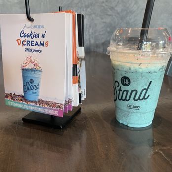 The Stand - American Classics Redefined - Milk and cookies milk shake (did have to drink it) - Burgers Near Me - Northridge, California The Stand - American Classics Redefined - Milk and cookies milk shake (did have to drink it) - Burgers Near Me - Northridge, California