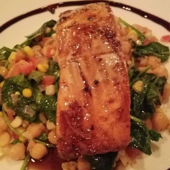 Morton's The Steakhouse - Honey glazed salmon - Steakhouses Near Me - Reston, Virginia Morton's The Steakhouse - Honey glazed salmon - Steakhouses Near Me - Reston, Virginia