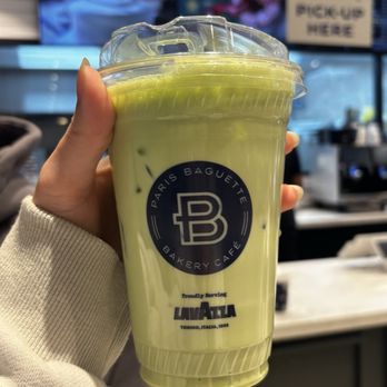 Paris Baguette - 20oz Iced Matcha Latte - Donuts Near Me - Germantown, Maryland Paris Baguette - 20oz Iced Matcha Latte - Donuts Near Me - Germantown, Maryland