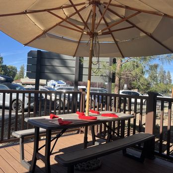 Three Finger Jack - Outdoor tables on the patio - Steakhouses Near Me - Sisters, Oregon Three Finger Jack - Outdoor tables on the patio - Steakhouses Near Me - Sisters, Oregon