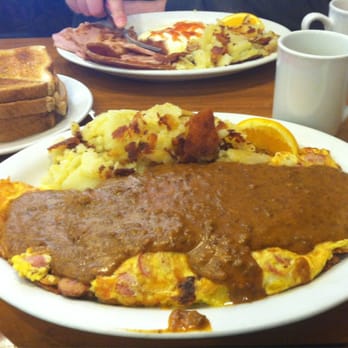 Orange Peel Restaurant - Coney dog omelette - Orange Peel - Breakfast & Brunch Near Me - Shelby Township, Michigan