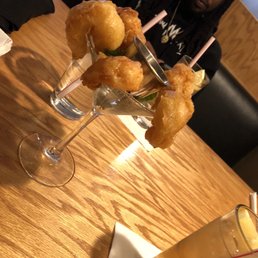 Jumbo fried shrimp and Long Island ice teas Jumbo fried shrimp and Long Island ice teas