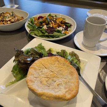 Hilo Bay Cafe - Mushroom pot pie, salad and sides - New American Near Me - Hilo, Hawaii Hilo Bay Cafe - Mushroom pot pie, salad and sides - New American Near Me - Hilo, Hawaii
