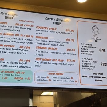 EARL Kapolei - Menu - Sandwiches Near Me - Kapolei, Hawaii