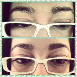 This is why Anna is the best! Look at the mess she transformed! Love my brows!