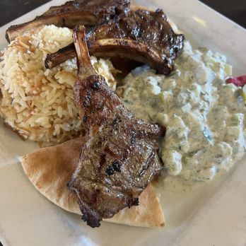 Dvine Mediterranean Experience - Brea - Lamb Chop Entree - Mediterranean Near Me - Brea, California