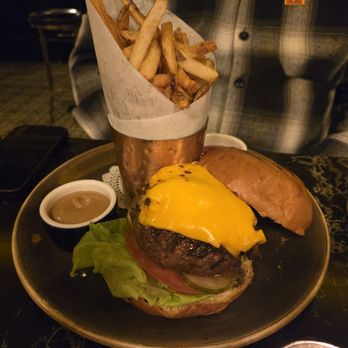 Valerie - Buger with fries $26 - New American Near Me - New York, New York Valerie - Buger with fries $26 - New American Near Me - New York, New York