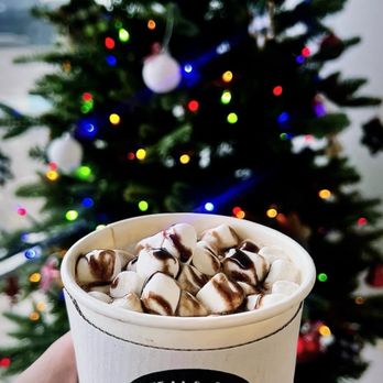 Buffalo Brew Coffee - Kids Hot Chocolate with Marshmallows and Chocolate Drizzle - Coffee & Tea Near Me - Valley Center, Kansas