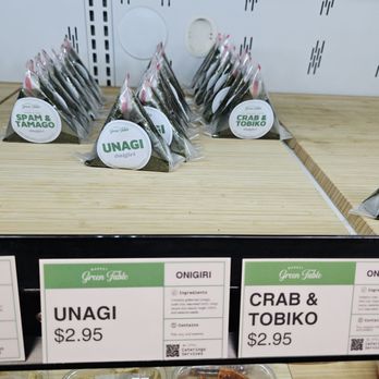 Market Green Table - Some Onigiri Flavors - Convenience Stores Near Me - Las Vegas, Nevada