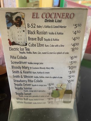 Menu photo 2 El Cocinero Prairie City, OR
