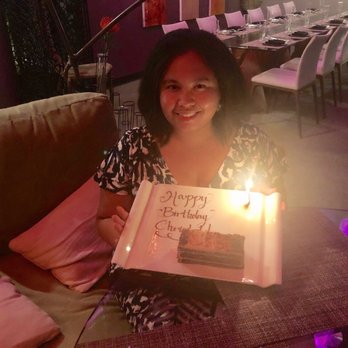 Stage Restaurant - My complimentary birthday cake - New American Near Me - Honolulu, Hawaii Stage Restaurant - My complimentary birthday cake - New American Near Me - Honolulu, Hawaii