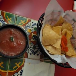 Don Cuco's Restaurant - Chips and salsa for the table