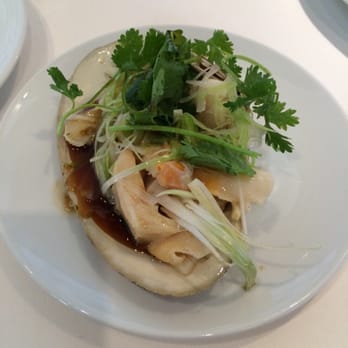 Mayflower Restaurant - Giant clam with ginger scallion soy sauce and cilantro - our favorite of the night. - Seafood Near Me - Dublin, California