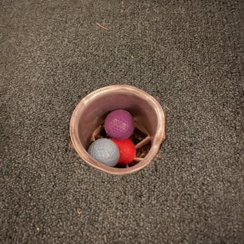 Tropics Mini Golf - three balls in a cup - Mini Golf Near Me - Aiea, Hawaii