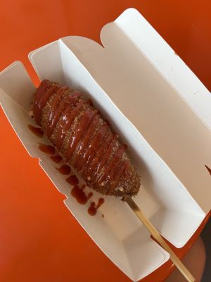 Two Hands Corn Dogs Round Rock by null