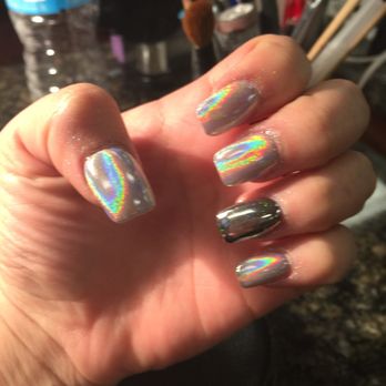 King Nails - My chrome set the picture doesn't do it justice !! - Nail Salons Near Me - San Francisco, California