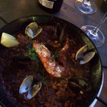 My Way Lounge Restaurante - My friend's seafood paella- quite tasty - Spanish Near Me - Barcelona, B My Way Lounge Restaurante - My friend's seafood paella- quite tasty - Spanish Near Me - Barcelona, B