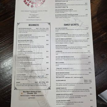 Mud Bugs Bar & Grill - Menu - Cajun/Creole Near Me - Little elm, Texas Mud Bugs Bar & Grill - Menu - Cajun/Creole Near Me - Little elm, Texas