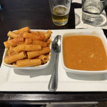 Mario's Osteria - Lunch Combo -- Rigatoni Vodka & Pasta Fagioli - Italian Near Me - Boca Raton, Florida