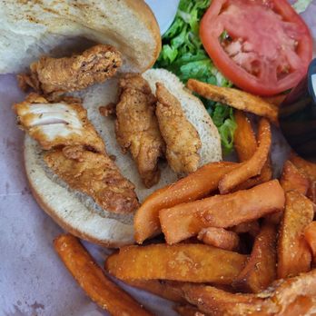 George & Louie's - The chicken sandwich is just the tenders on a bun - American Near Me - Thomasville, Georgia George & Louie's - The chicken sandwich is just the tenders on a bun - American Near Me - Thomasville, Georgia