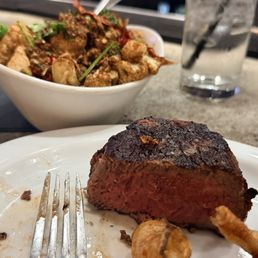 Steak with cauliflower Steak with cauliflower