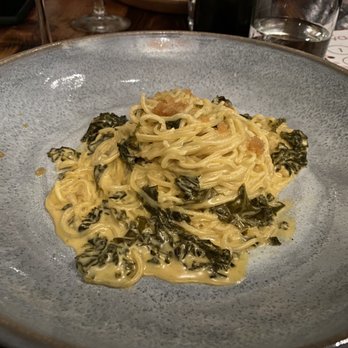 Intero Restaurant - Kale + cheddar pasta-yum! - Italian Near Me - Austin, Texas