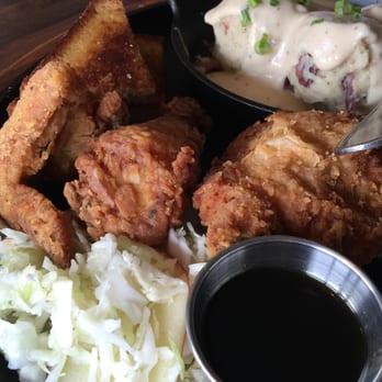 J. Wilson's - Fried chicken night on Wednesday; $12.99 for 3pc, slaw, mashed potatoes, and toast - New American Near Me - Beaumont, Texas J. Wilson's - Fried chicken night on Wednesday; $12.99 for 3pc, slaw, mashed potatoes, and toast - New American Near Me - Beaumont, Texas
