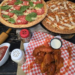 Order Pizza and Chicken Wings for the entire family today!