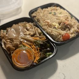 Kua Gai Noodle & Pineapple Fried Rice Kua Gai Noodle & Pineapple Fried Rice