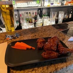 One Duke Tavern - Honey garlic chicken wings......awesome.......