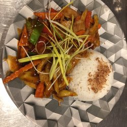 Andy’s Asia - Wok pour le midi , porc caramel