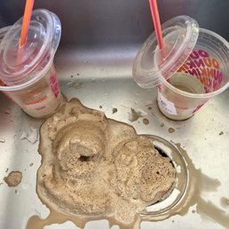 Two wasted Coffee Coolatas or as they call them now frozen coffees !!
