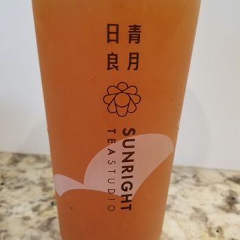 Sunright Tea Studio - New summer drink - Peach Jasmine tea! Recommend at 100% sweet they use real peach for flavoring and it tastes really good! 6/30/20 - Bubble Tea Near Me - Irvine, California Sunright Tea Studio - New summer drink - Peach Jasmine tea! Recommend at 100% sweet they use real peach for flavoring and it tastes really good! 6/30/20 - Bubble Tea Near Me - Irvine, California