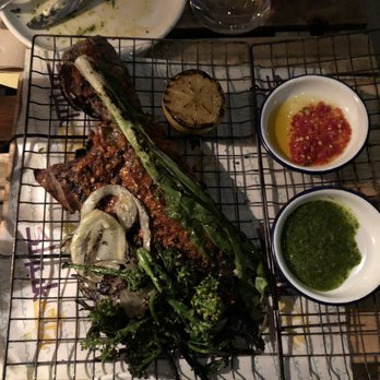 Shukette - Fish in a cage - whole porgy $33 - Middle Eastern Near Me - New York, New York
