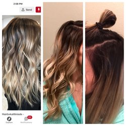 Modern Salon Hair Studio - What I asked for versus what I got. They just should have told me they couldn't do it!