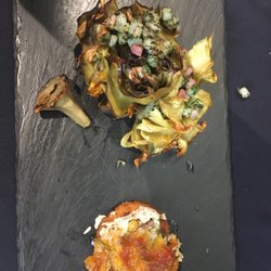 Binario Due Bistrot - Il carccioffo rabbit pate and nicely grilled artichoke