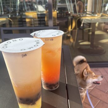 OMOMO Tea Shoppe - Pineapple Iced Tea and Ruby & Gold - Coffee & Tea Near Me - Irvine, California