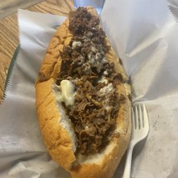 This is the large Philly, enough for 2-3 people. This is the large Philly, enough for 2-3 people.