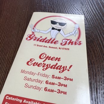 Griddle This - Breakfast & Brunch Near Me - Dumont, New Jersey