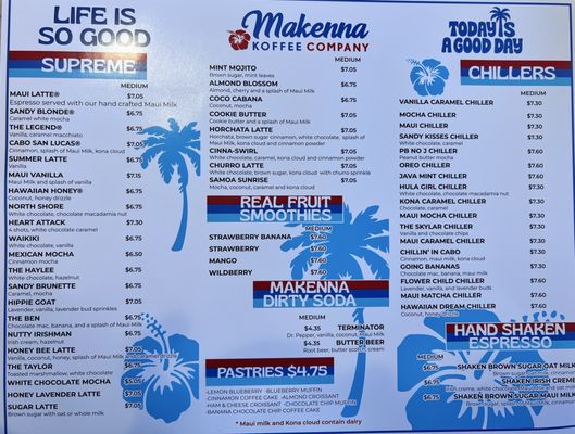 Menu photo 7 Makenna Koffee Orange, CA