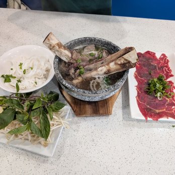 Hot Stone Pho - Hot stone rib pho - Vietnamese Near Me - Rosemead, California Hot Stone Pho - Hot stone rib pho - Vietnamese Near Me - Rosemead, California