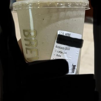 Brew Tea Bar - This drink is brown! I've gotten avocado before and it was green but this was not the green. - Coffee & Tea Near Me - Las Vegas, Nevada Brew Tea Bar - This drink is brown! I've gotten avocado before and it was green but this was not the green. - Coffee & Tea Near Me - Las Vegas, Nevada