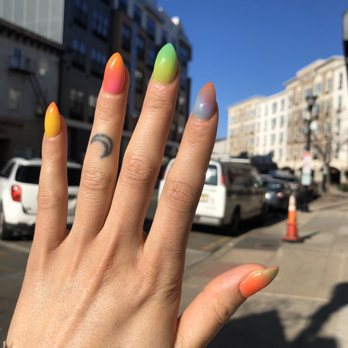 Family Nails - Rainbow ombré the first time - Nail Salons Near Me - Rahway, New Jersey Family Nails - Rainbow ombré the first time - Nail Salons Near Me - Rahway, New Jersey