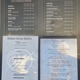 Menu + Seasonal Menu + Seasonal