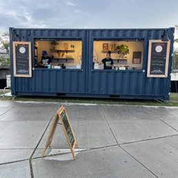 The ice cream stand