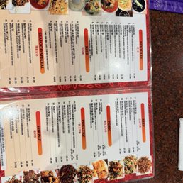 Menu Menu