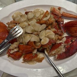 Lobster w/ Rice cakes Lobster w/ Rice cakes
