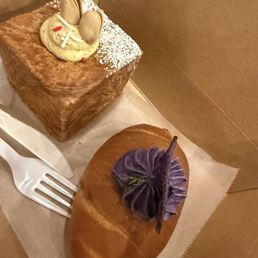 Pistachio and ube Pistachio and ube